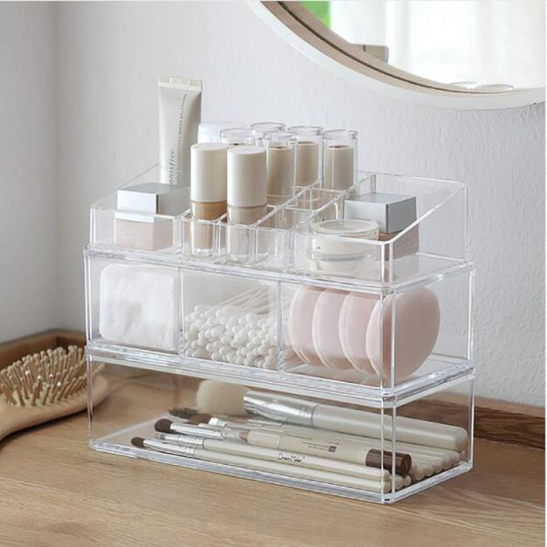 Organisateur transparent maquillage